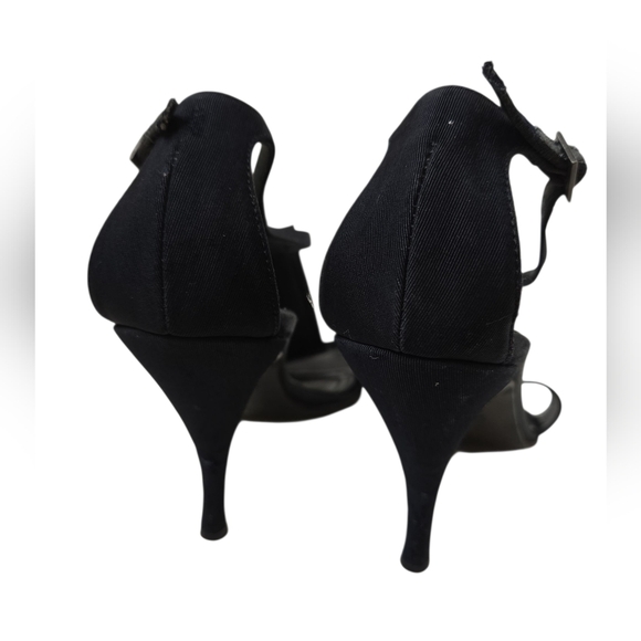 Vintage Yves Saint Laurent Black Stiletto Heels Size 37.5 - Picture 4 of 8